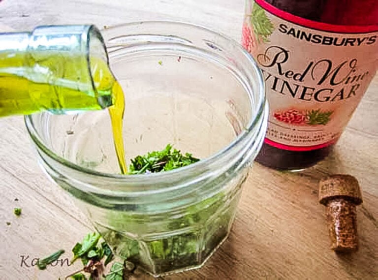 Super Simple Herb Salad Dressing Larder Love