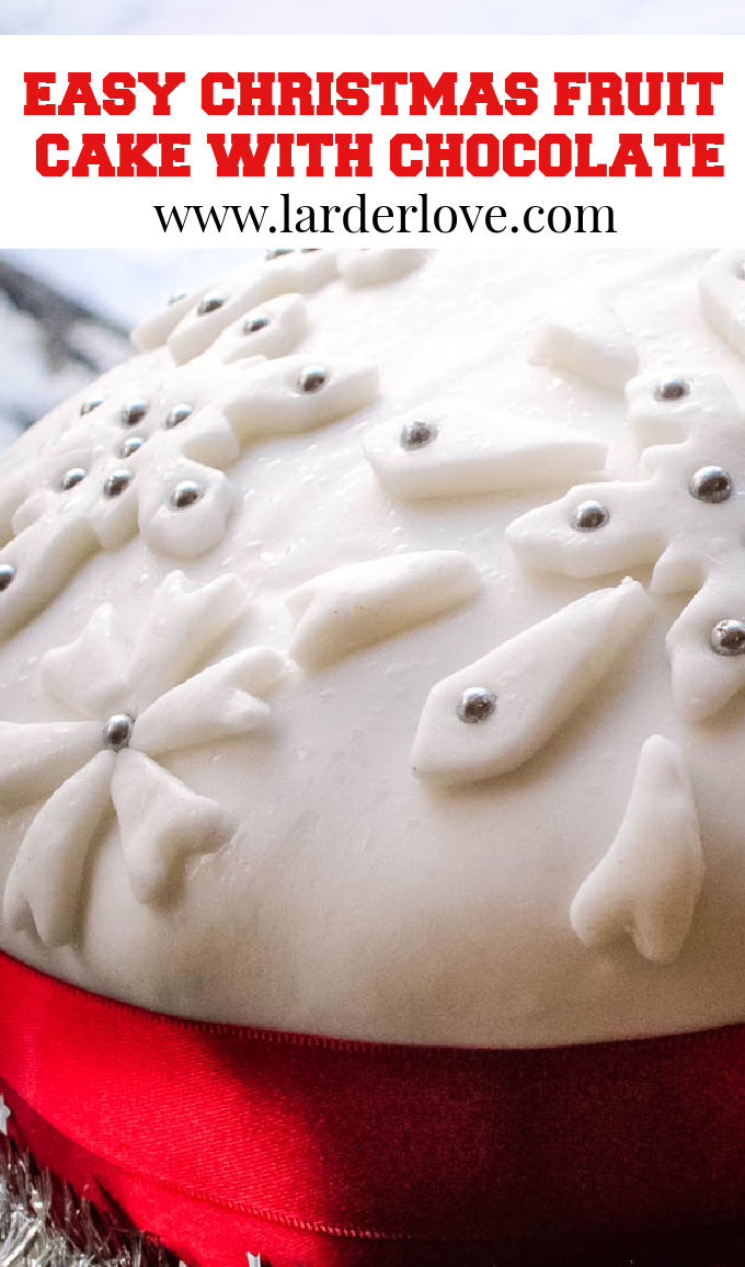 Super Easy homemade Christmas Cake - Larder Love