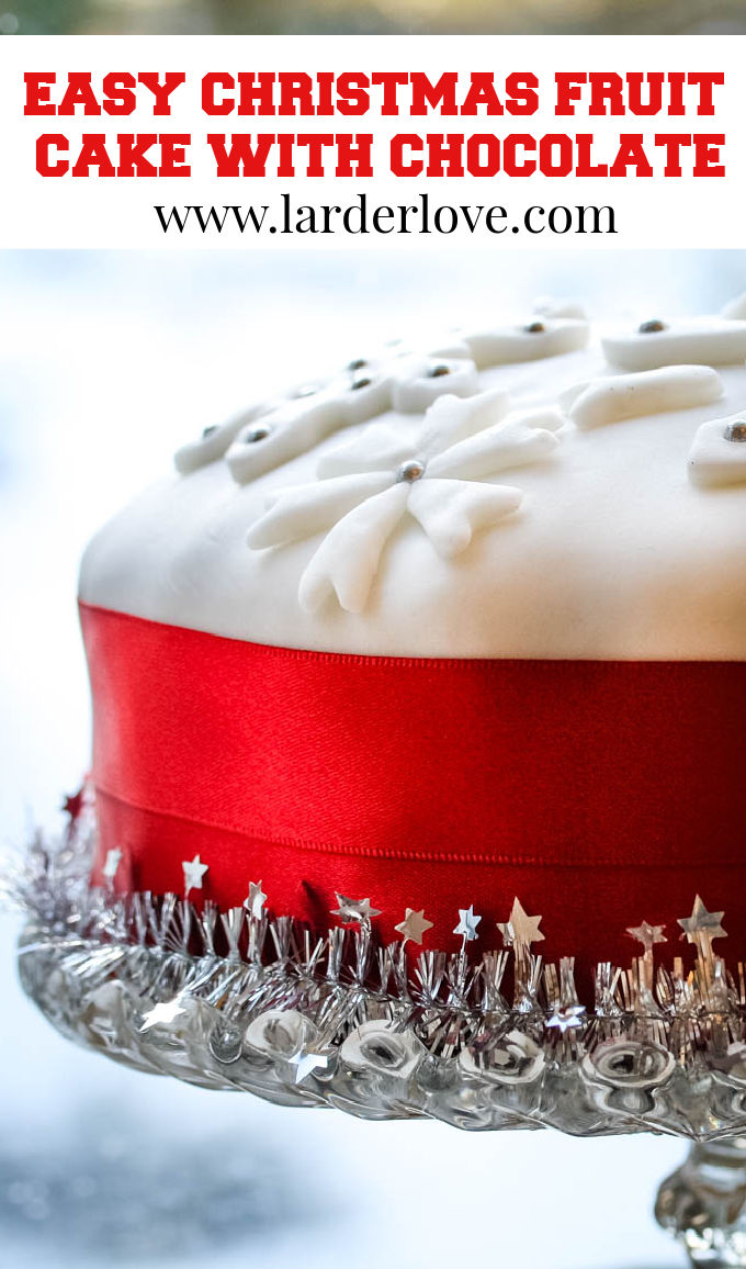 Super Easy homemade Christmas Cake Larder Love