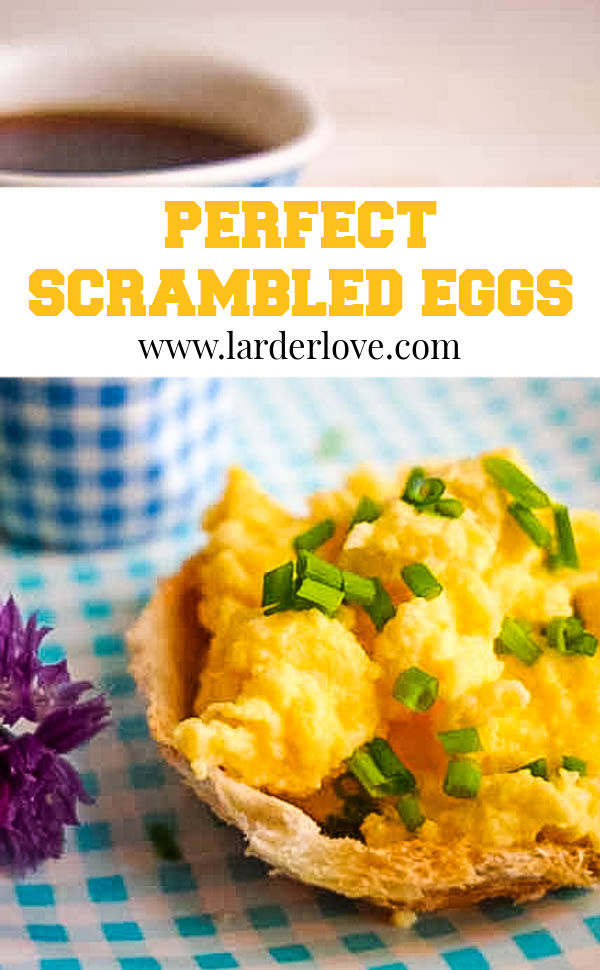 The Perfect Scrambled Eggs In Toast Baskets - Larder Love