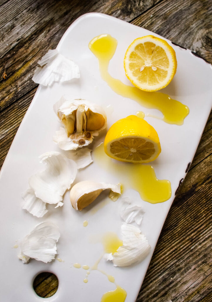 Homemade Garlic And Lemon Infused Oil Larder Love