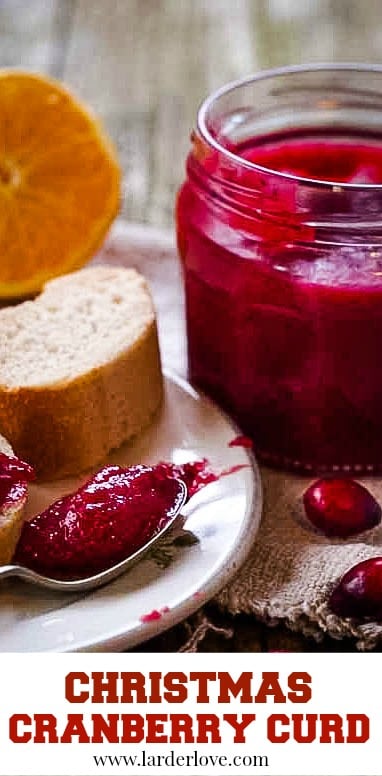 Super easy recipe for this Christmas Cranberry curd, perfect for Thanksgiving too of course and a great little foodie gift too