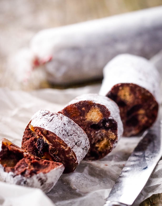 Chocolate Salami (salami di Cioccolato) - Larder Love