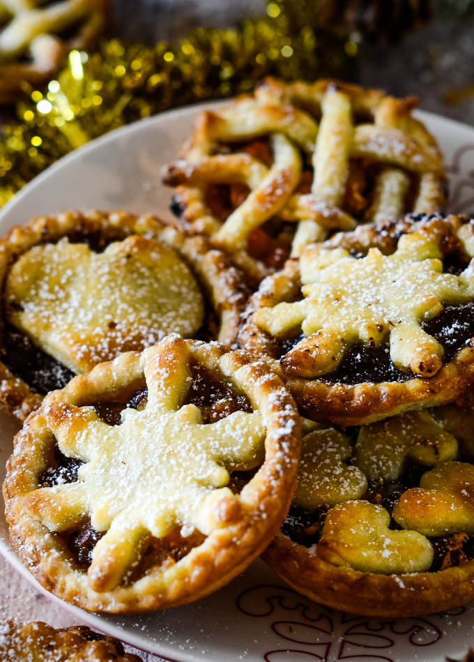 plate of finished pies