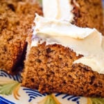 close up of banana bread
