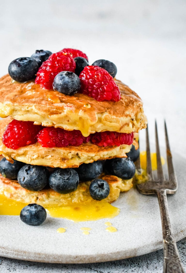 3 Ingredient SugarFree Porridge Oat Pancakes Larder Love