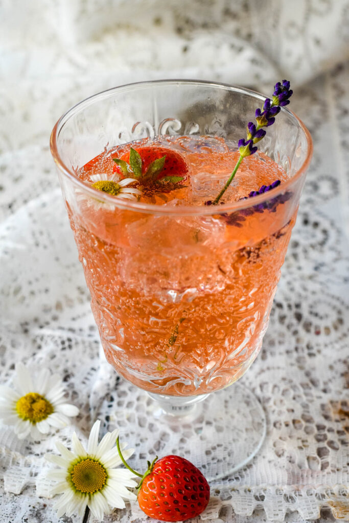 Strawberry and Lavender Gin Liqueur Larder Love