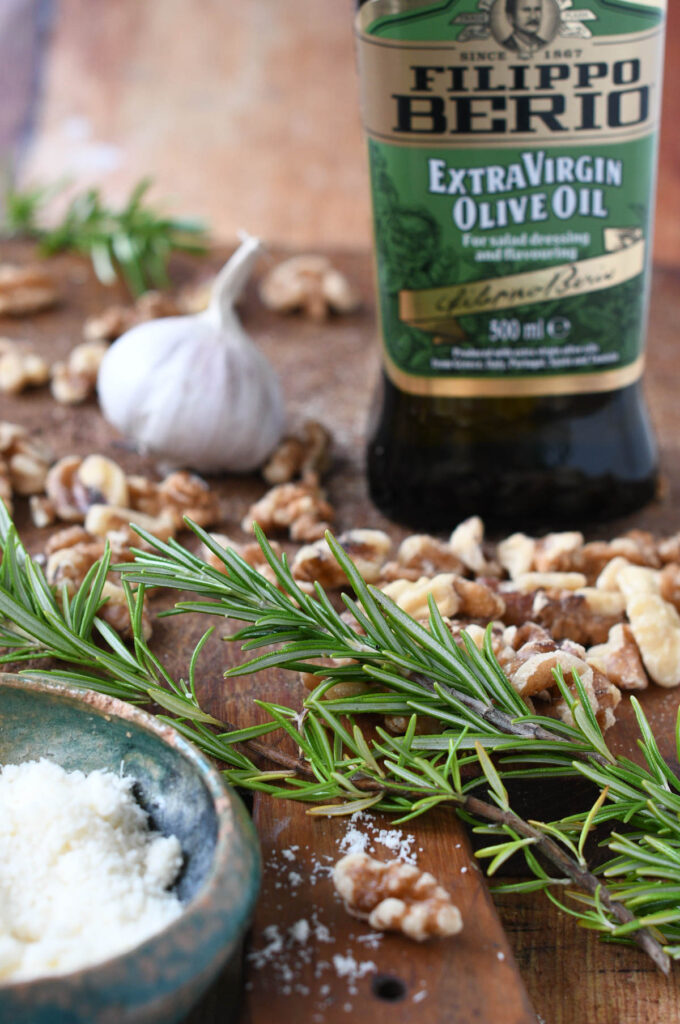Homemade Rosemary And Walnut Pesto Larder Love
