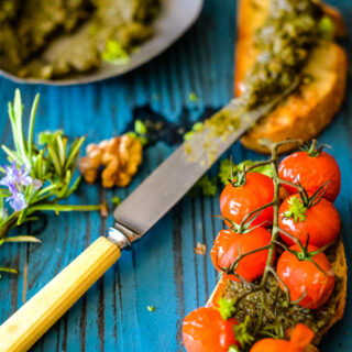 rosemary and walnut pesto