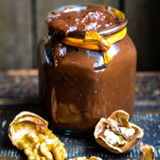 chocolate walnut and banana spread