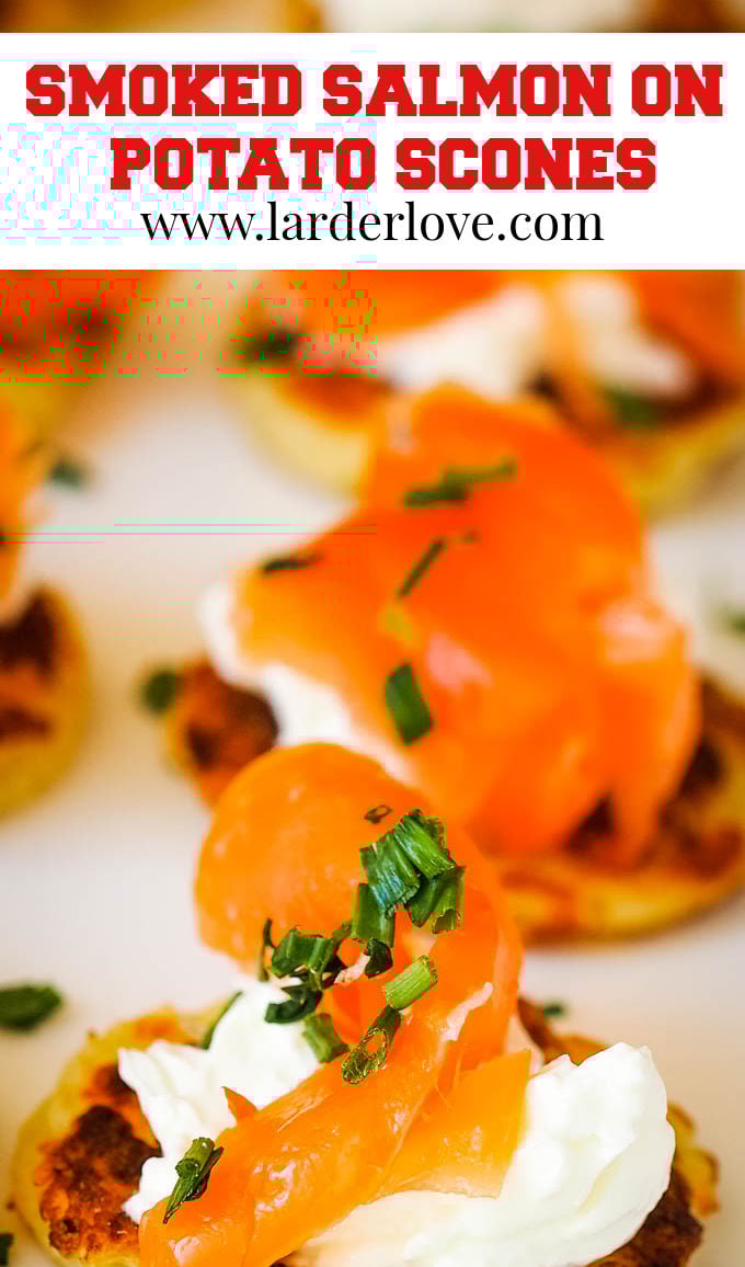 Smoked Salmon On Potato/Tattie Scones Larder Love