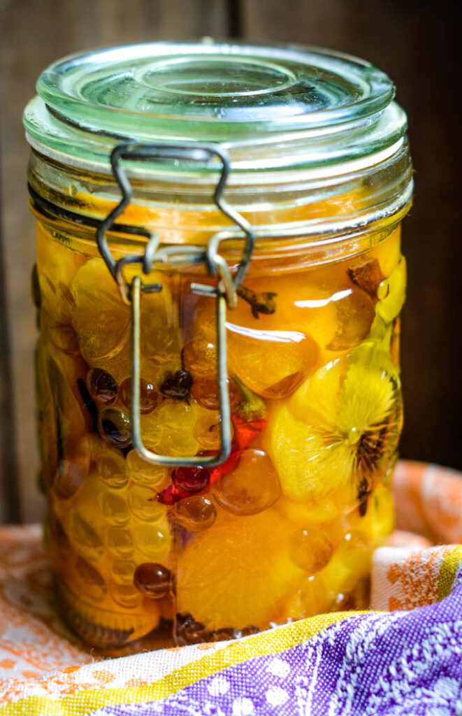 Sweet and Sour Pickled Dried Apricots Larder Love