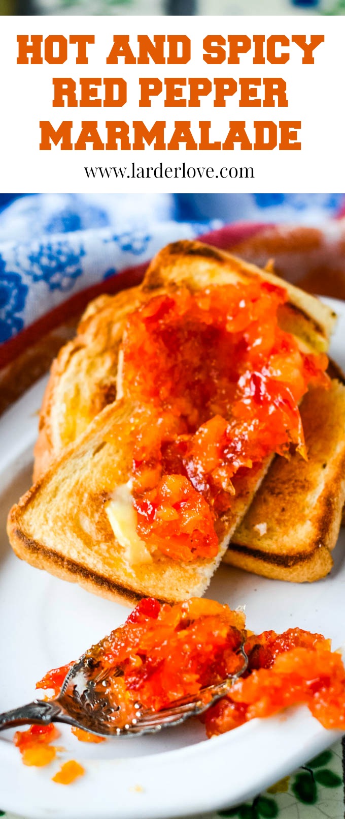 Hot and Spicy Red Pepper Marmalade Larder Love