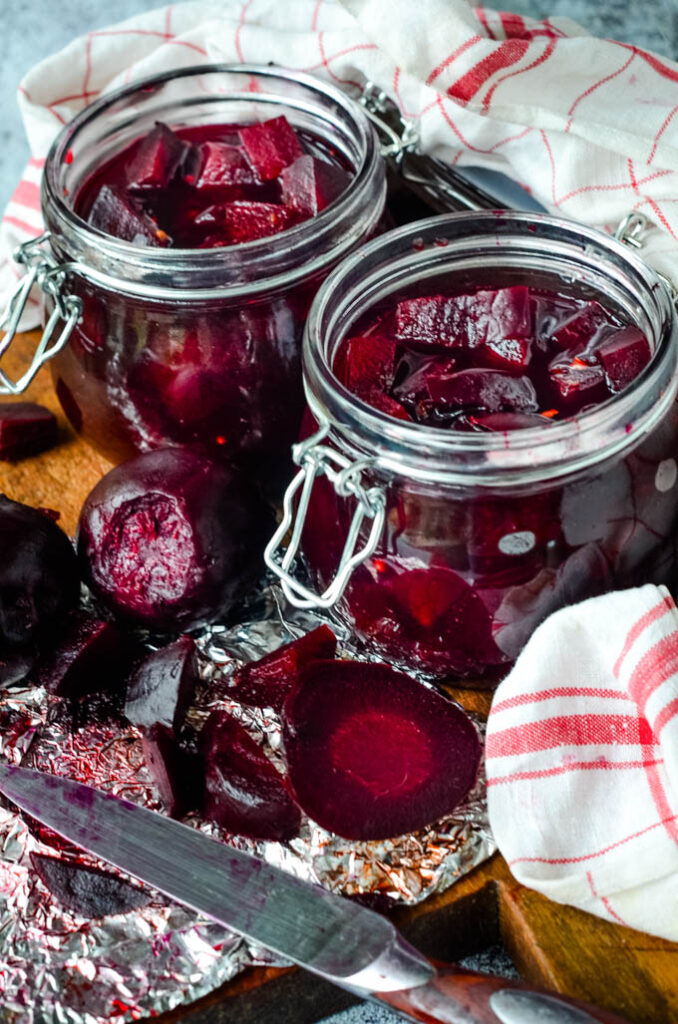 Spiced Pickled Beetroot + video! Larder Love