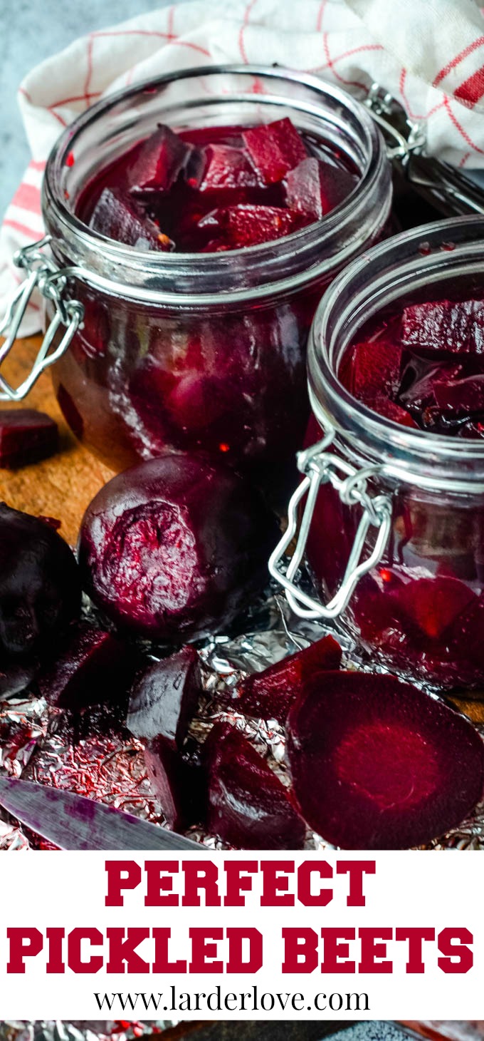 Spiced Pickled Beetroot + video! Larder Love