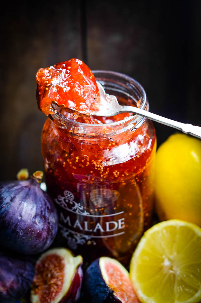 spoon on top of jam jar