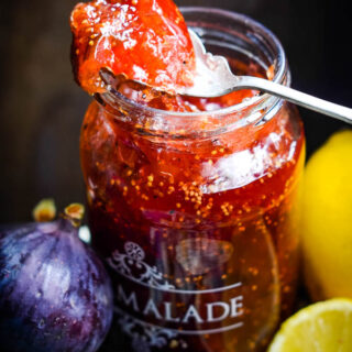Mediterranean fig and lemon marmalade