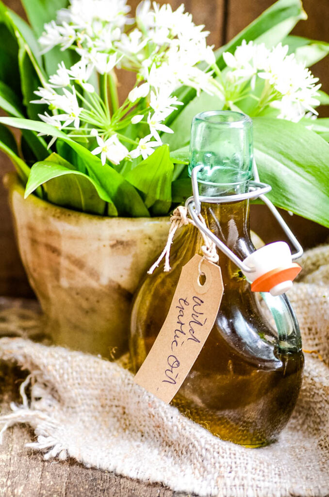 Super Easy Wild Garlic Oil Recipe Larder Love