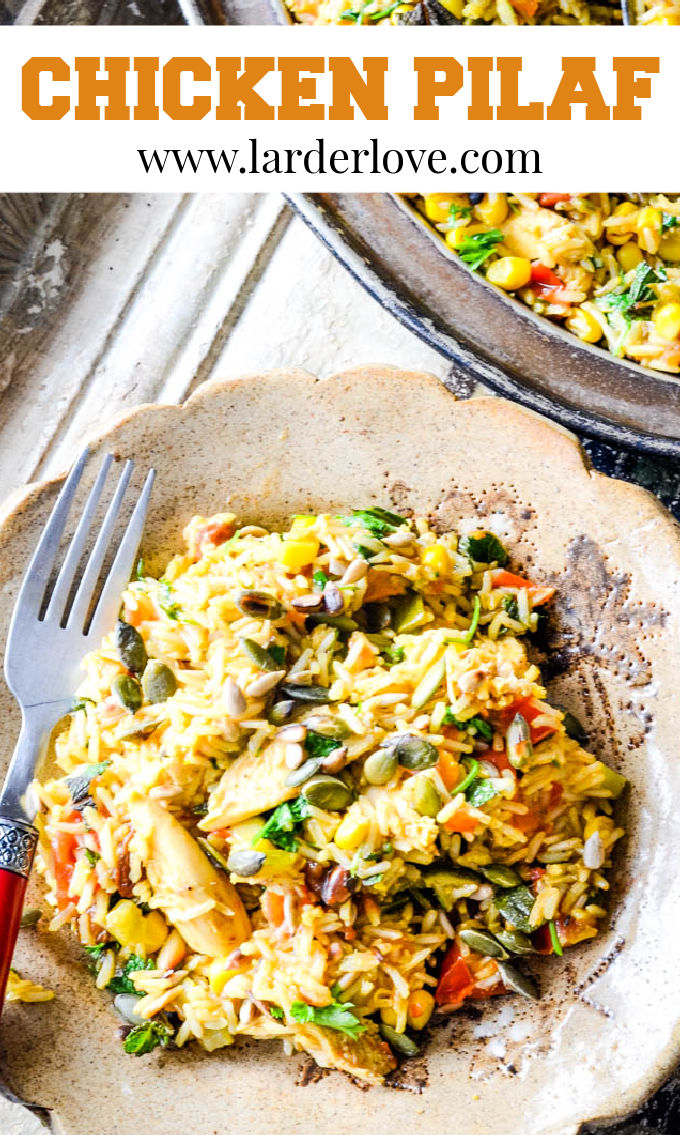 OnePot Quick And Easy Chicken Pilaf Larder Love