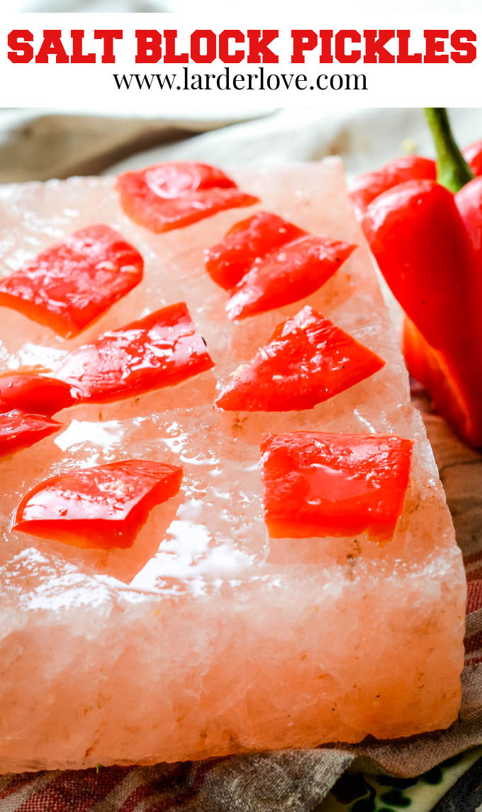 Salt Block Pickles Recipe (Himalayan Salt Blocks) Larder Love