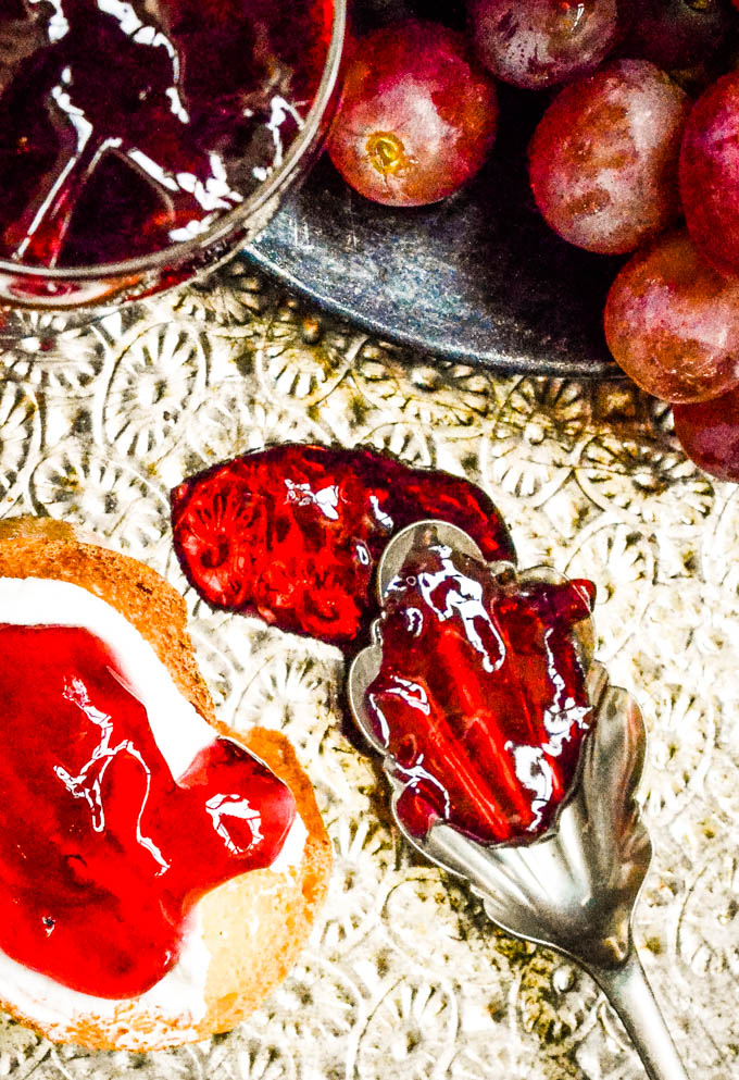 Bordeaux red wine jelly