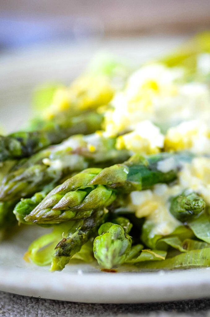 Asparagus Mimosa, A Classic French Recipe Larder Love