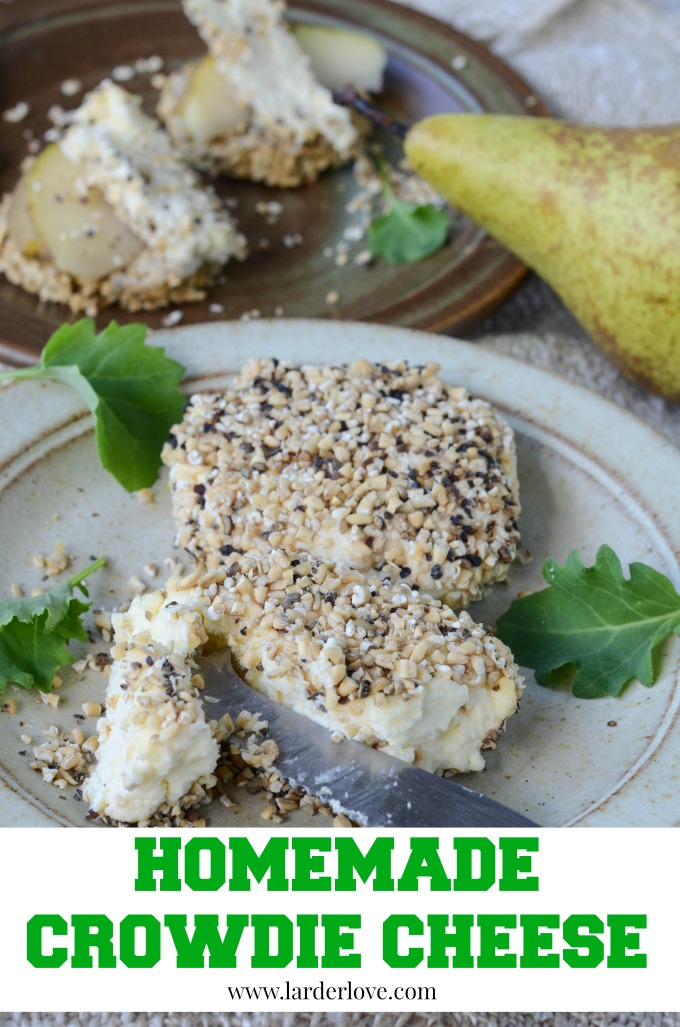 homemade crowdie cheese by larderlove