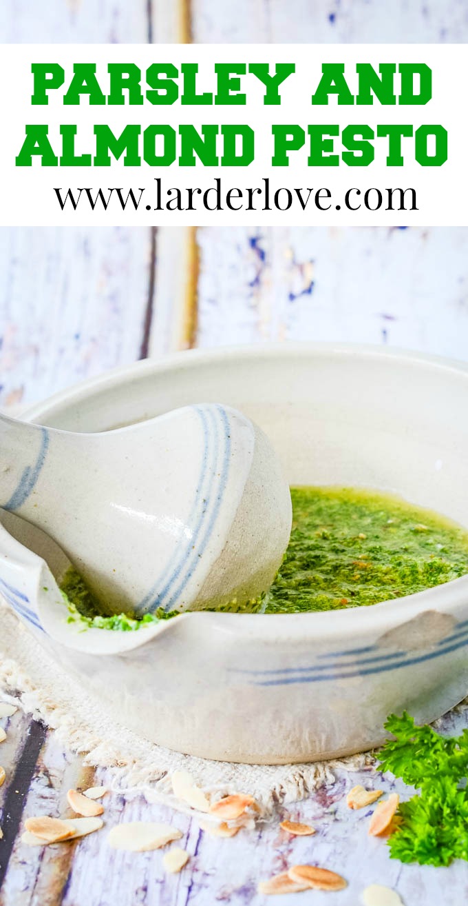 Parsley And Almond Pesto Larder Love