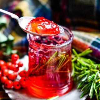 rowan and rosemary jelly by larderlove