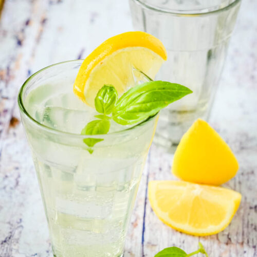 Super Easy Homemade Lemonade With Basil Larder Love