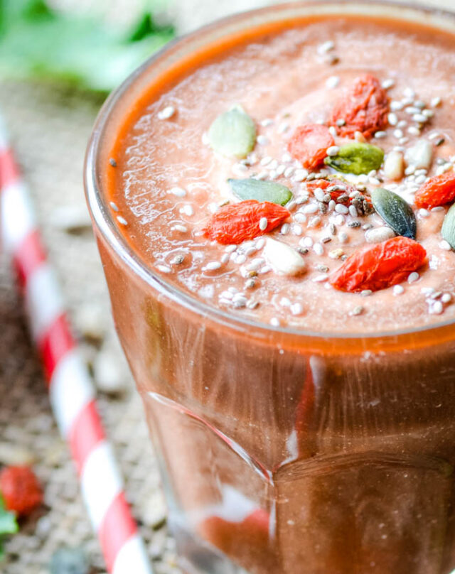 Healthy Beetroot and Apple Smoothie Larder Love