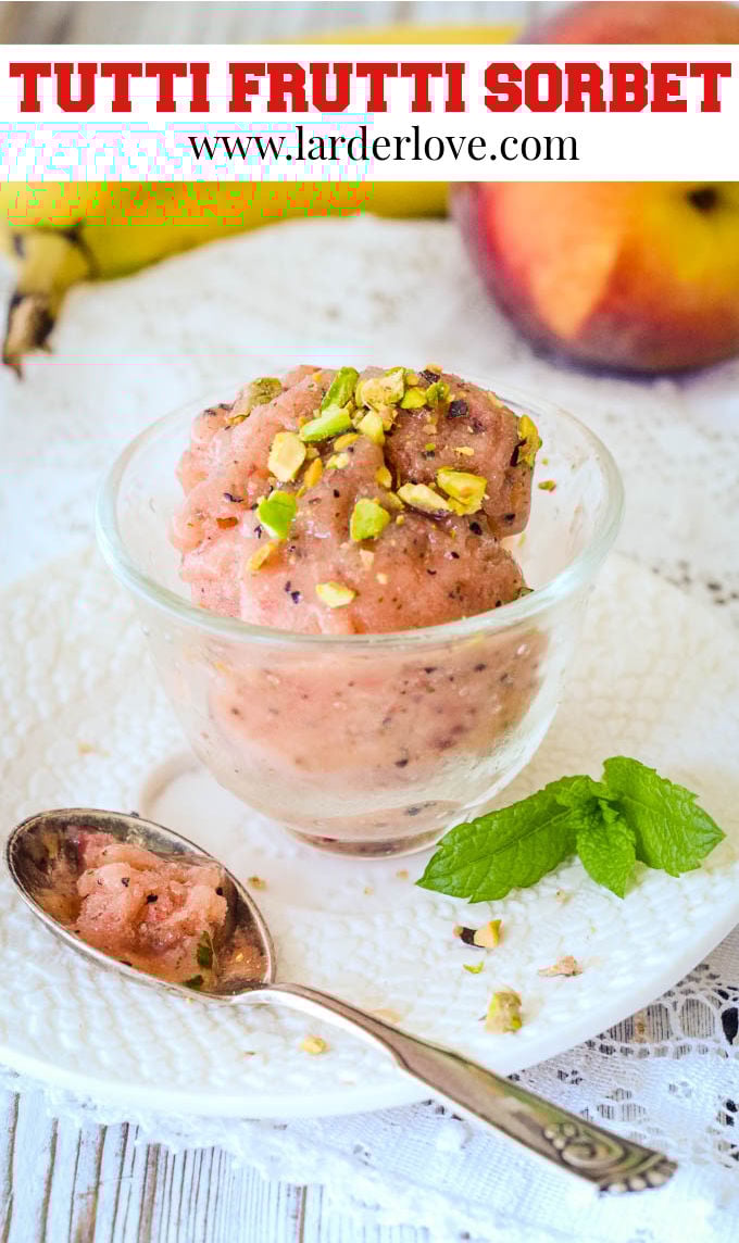 tutti frutti sugar free sorbet pin image