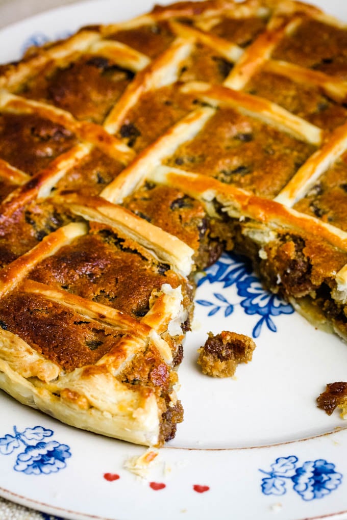 slice cut out of tart