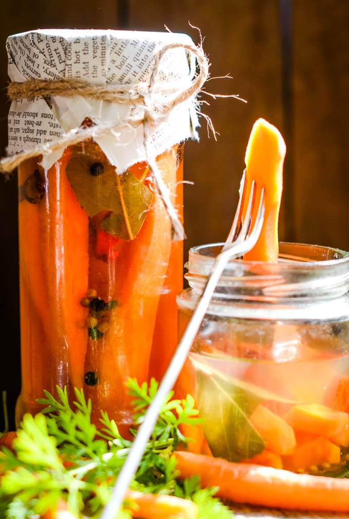 Quick and Easy Spicy Pickled Carrots Larder Love