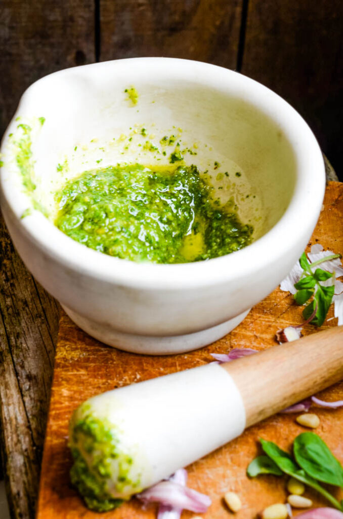 Super Easy Homemade Pesto Butter Larder Love