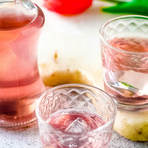 The Best Homemade Rhubarb and Ginger Gin Liqueur Larder Love