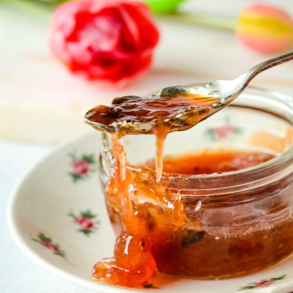 Rhubarb and Ginger Gin Jam (zero waste) Larder Love