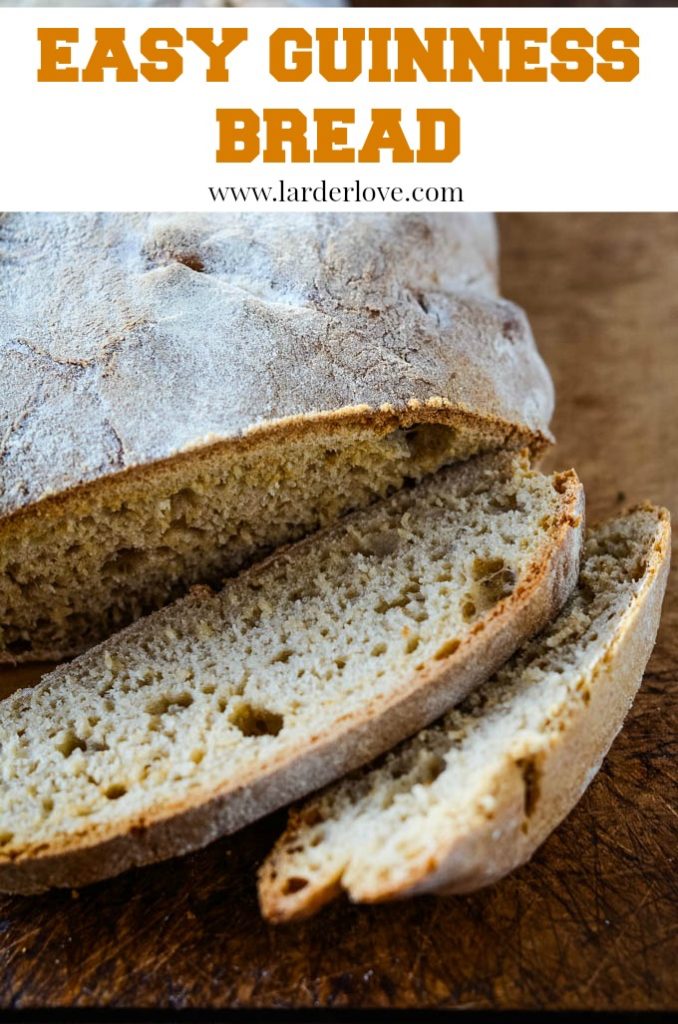 easy guinness bread pin image