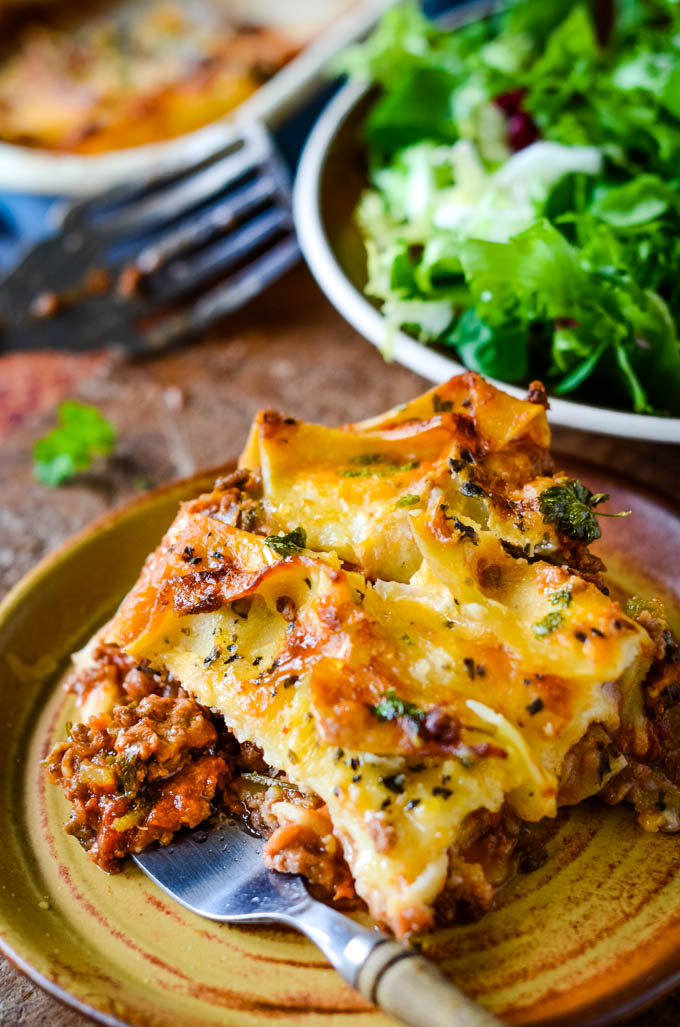 Super Easy Midweek Lazy Lasagne - Larder Love