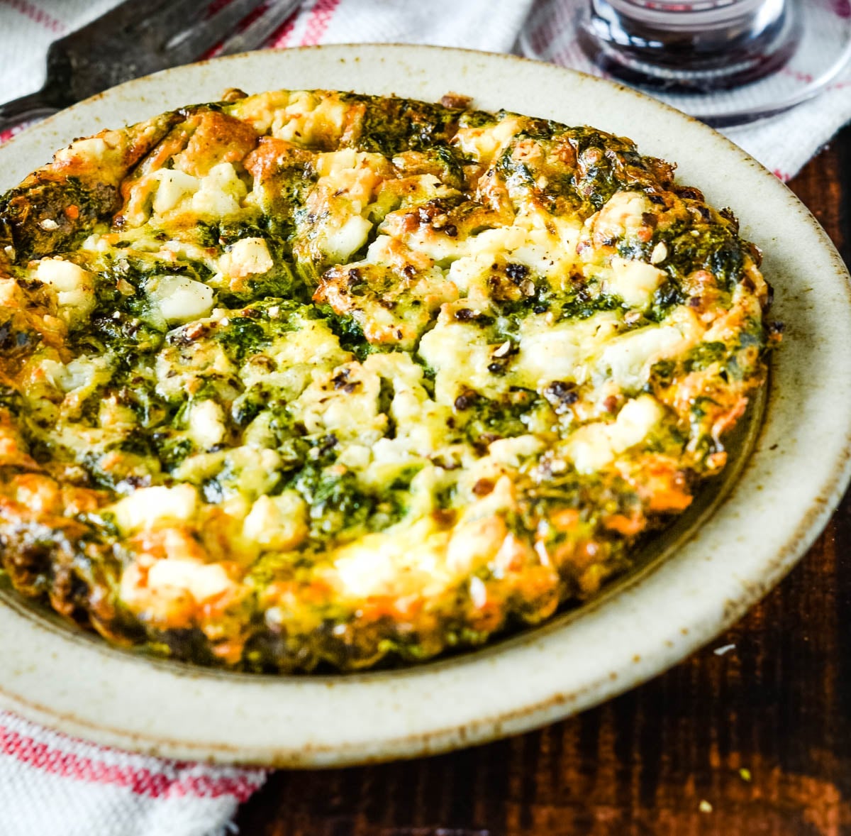spinach frittata