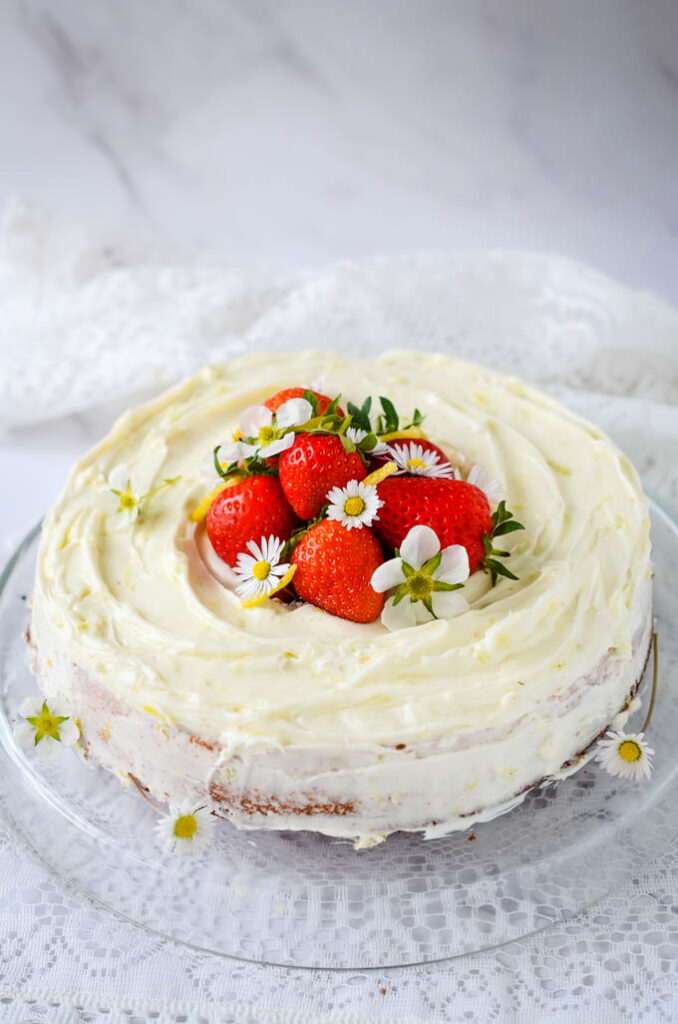 Super Easy Gin and Tonic Lemon Drizzle Cake Larder Love