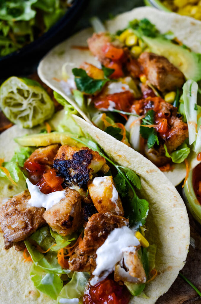 Super Quick And Easy Mixed Fish Tacos Larder Love