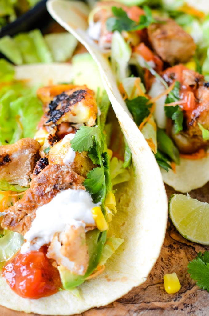 Super Quick And Easy Mixed Fish Tacos - Larder Love