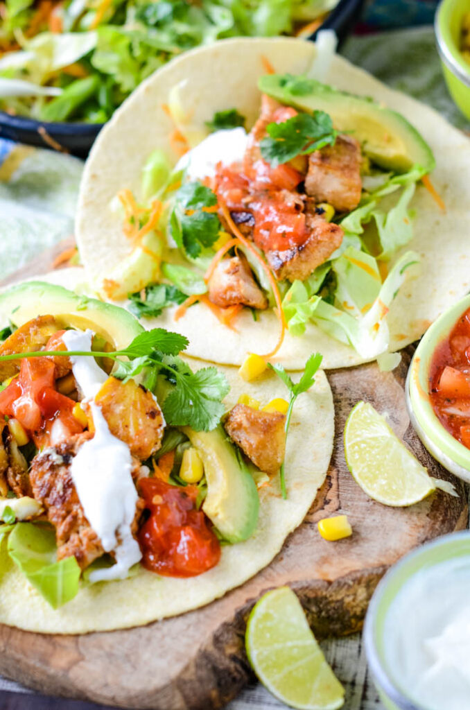 Super Quick And Easy Mixed Fish Tacos Larder Love