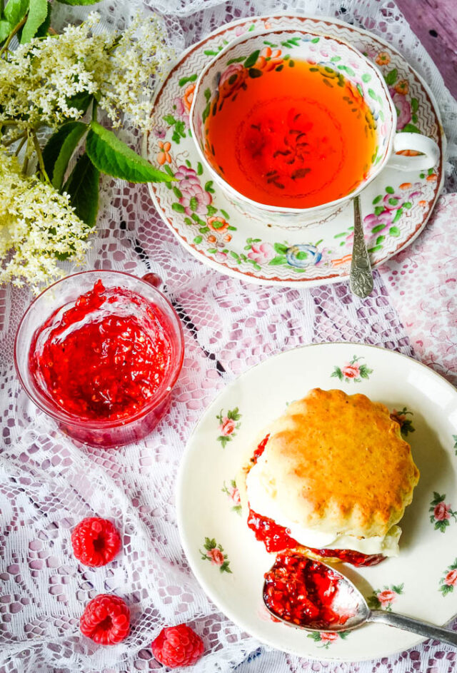 Raspberry Peach and Elderflower Jam Larder Love