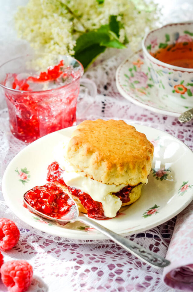 Raspberry Peach and Elderflower Jam Larder Love