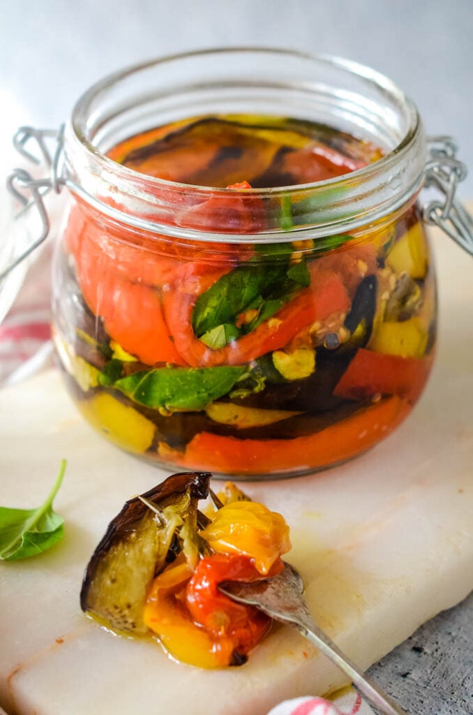Roasted Mediterranean Vegetables In Olive Oil - Larder Love