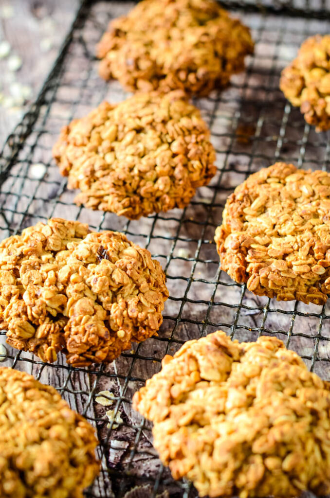 3 Ingredient Oatmeal Peanut Butter Cookies (Vegan and Glutenfree