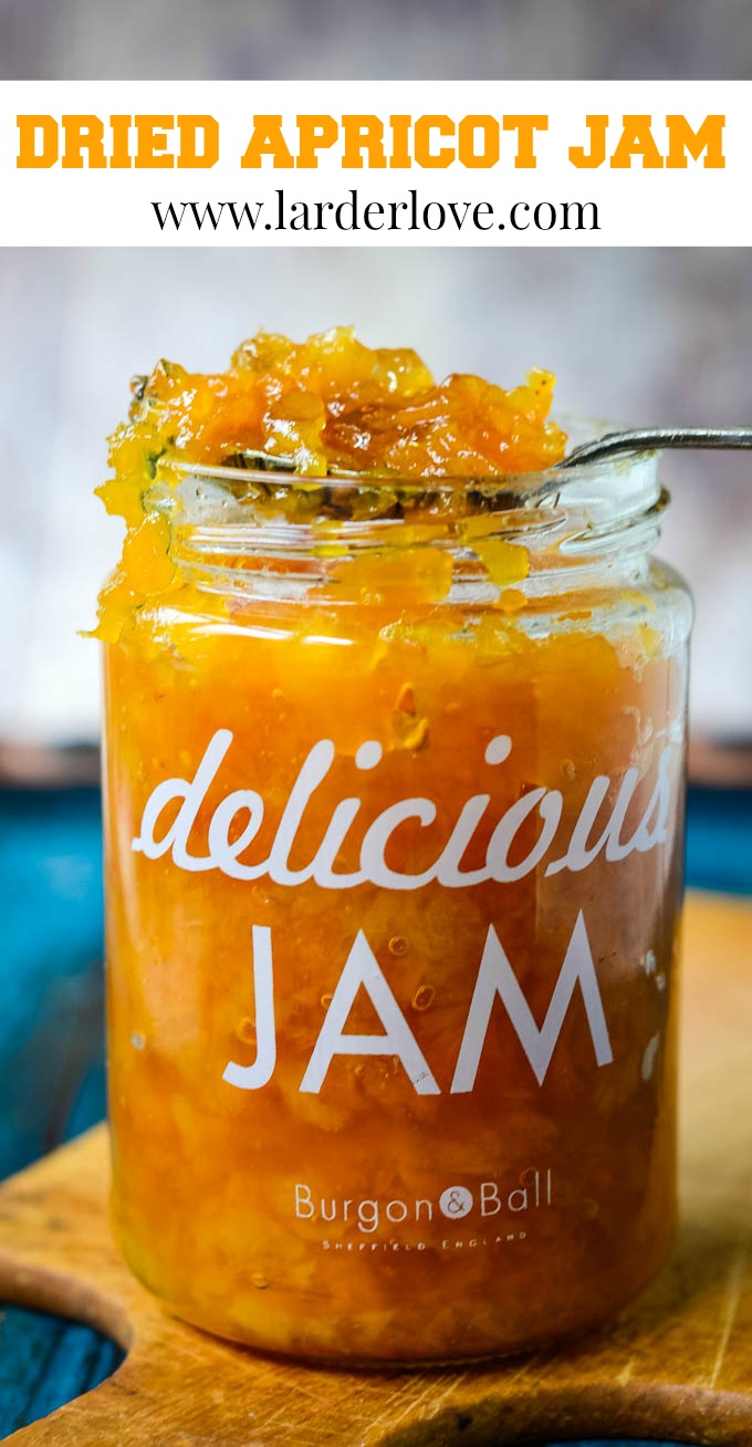 3 Ingredient Dried Apricot Jam (no pectin)(+ video!) Larder Love