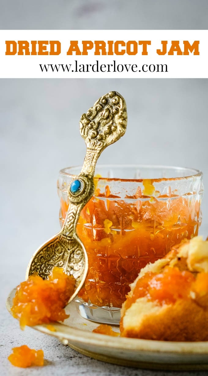 3 Ingredient Dried Apricot Jam (no pectin)(+ video!) Larder Love